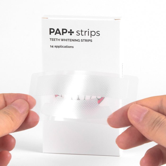 Teeth Whitening Strips - No Yellow Teeth