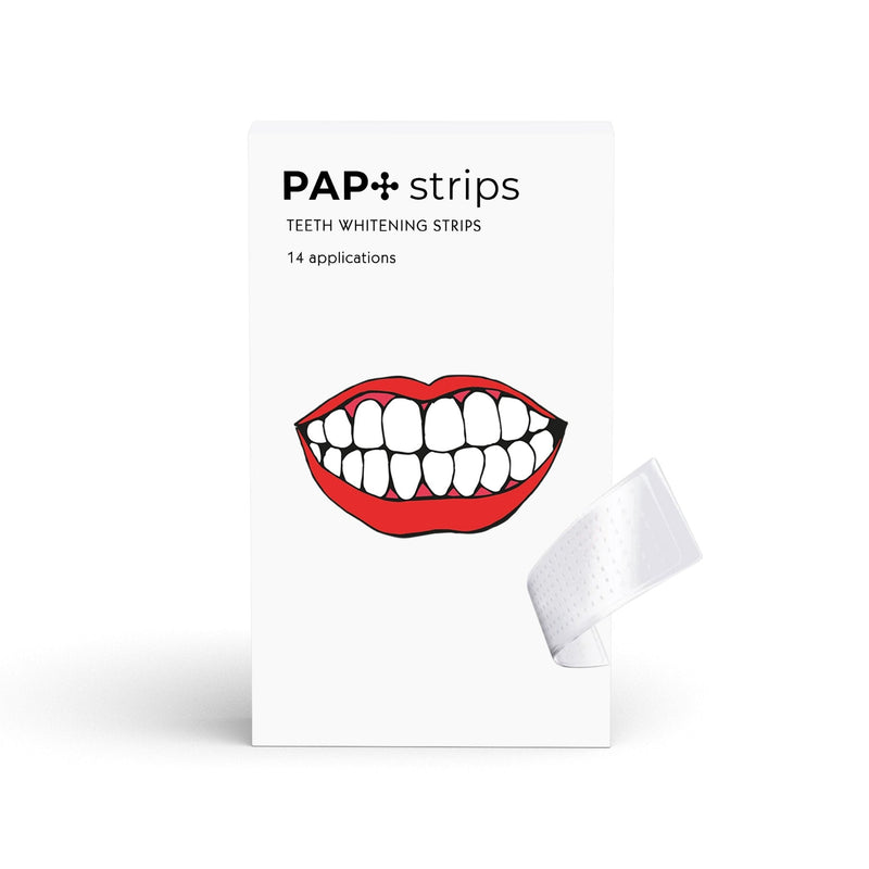 Teeth Whitening Strips - No Yellow Teeth